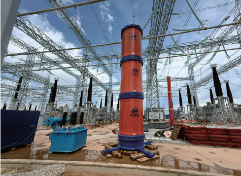 500kV HGIS 封闭式组合电器交流耐压试验